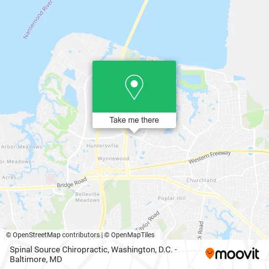 Spinal Source Chiropractic map
