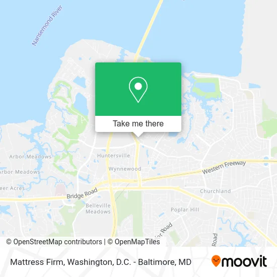 Mattress Firm map