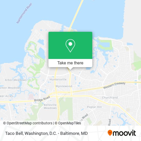 Taco Bell map