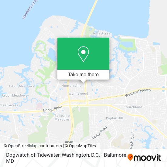 Dogwatch of Tidewater map