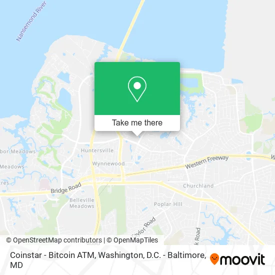 Coinstar - Bitcoin ATM map