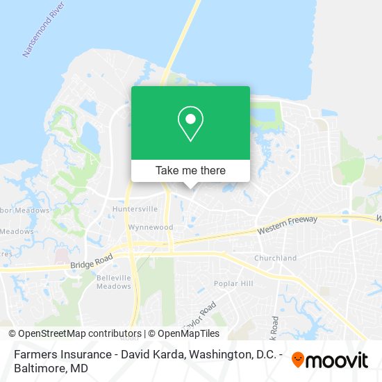 Mapa de Farmers Insurance - David Karda