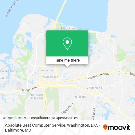 Absolute Best Computer Service map
