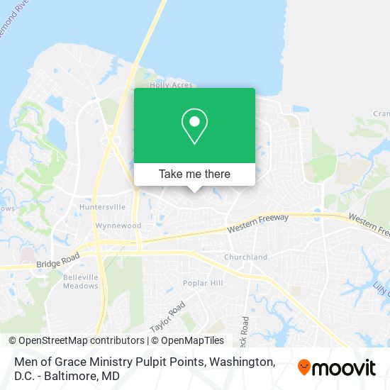 Men of Grace Ministry Pulpit Points map