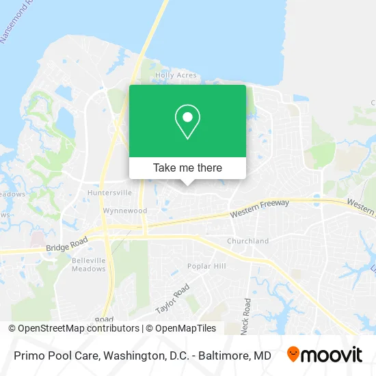 Primo Pool Care map