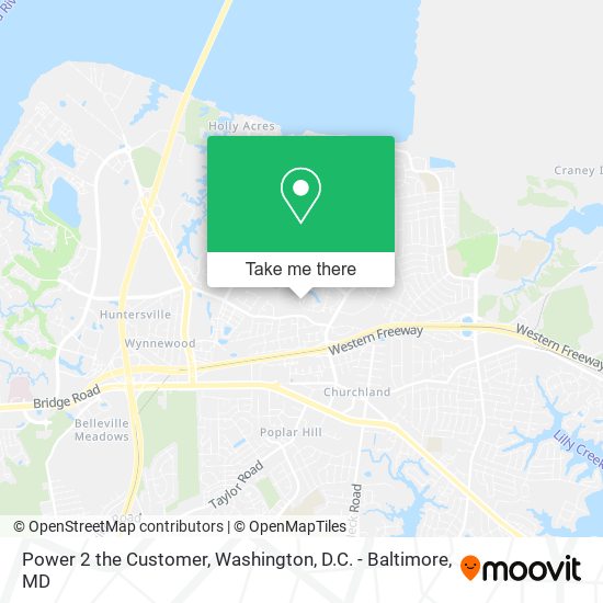 Power 2 the Customer map