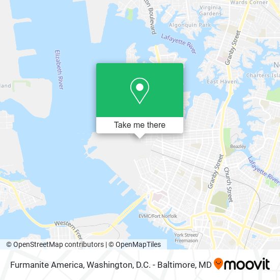 Mapa de Furmanite America