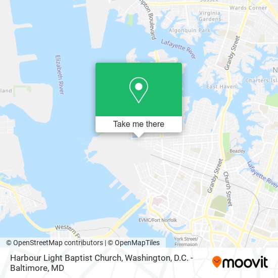 Harbour Light Baptist Church map