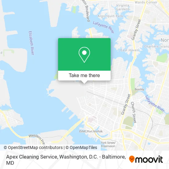 Apex Cleaning Service map