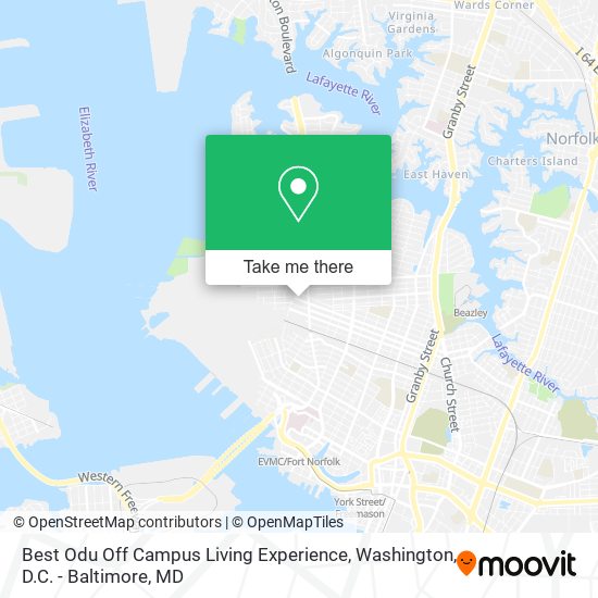 Mapa de Best Odu Off Campus Living Experience
