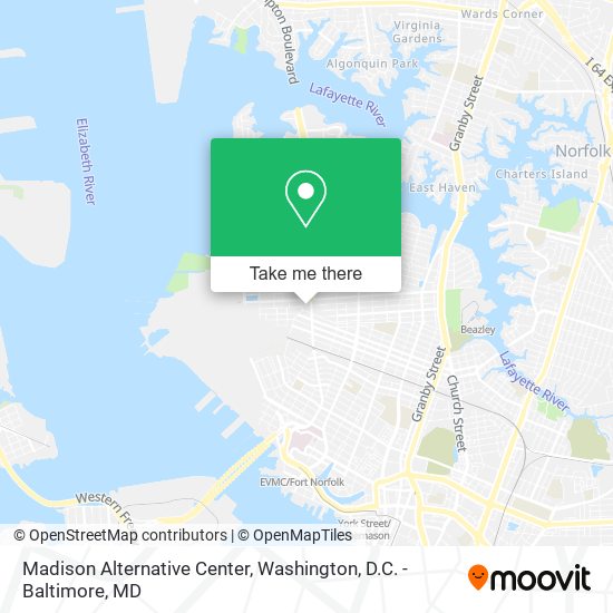 Madison Alternative Center map