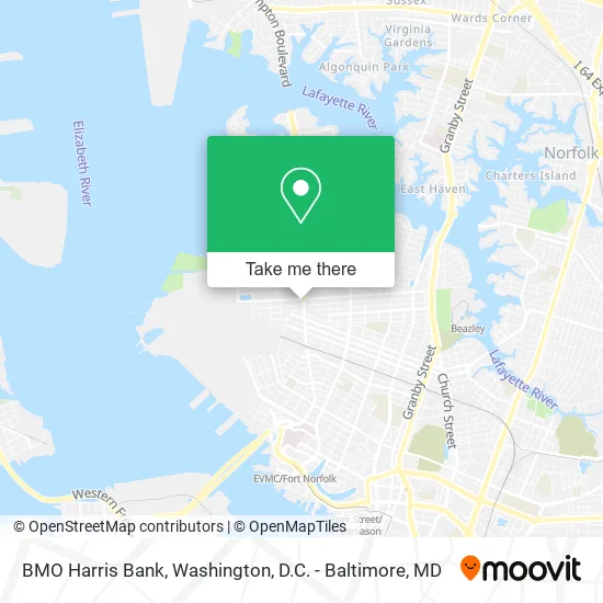 BMO Harris Bank map