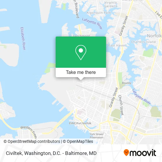 Civiltek map