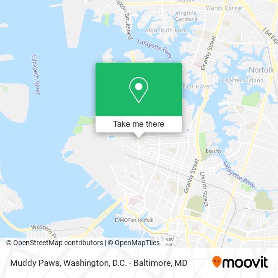 Mapa de Muddy Paws