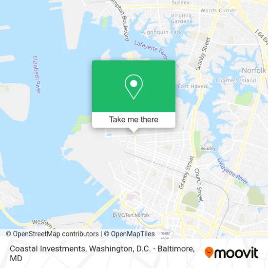 Coastal Investments map