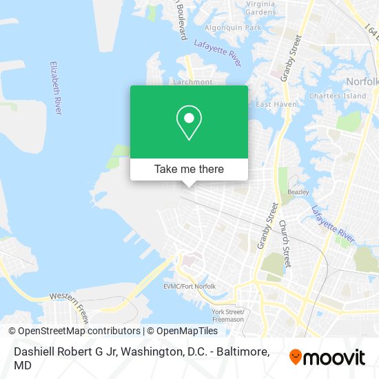 Mapa de Dashiell Robert G Jr