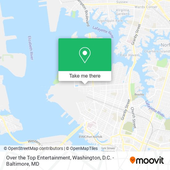 Over the Top Entertainment map