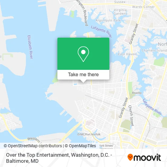 Over the Top Entertainment map