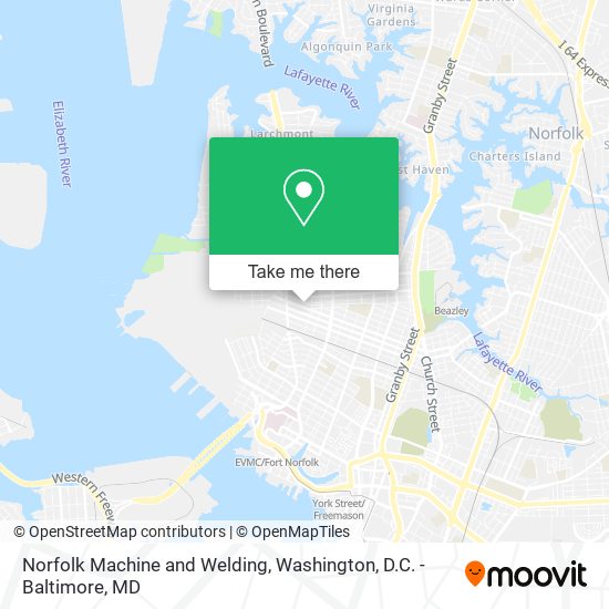 Norfolk Machine and Welding map