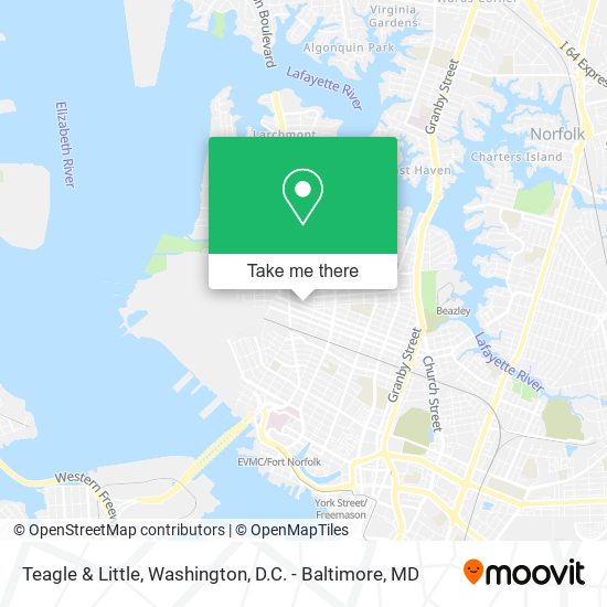 Teagle & Little map