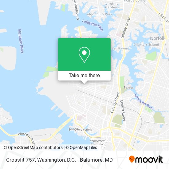 Crossfit 757 map
