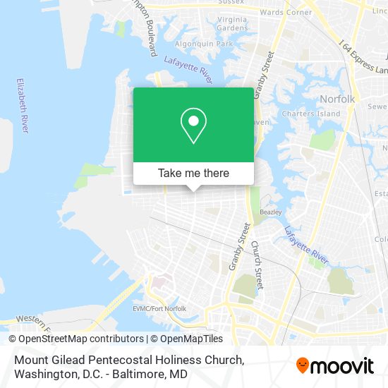 Mount Gilead Pentecostal Holiness Church map