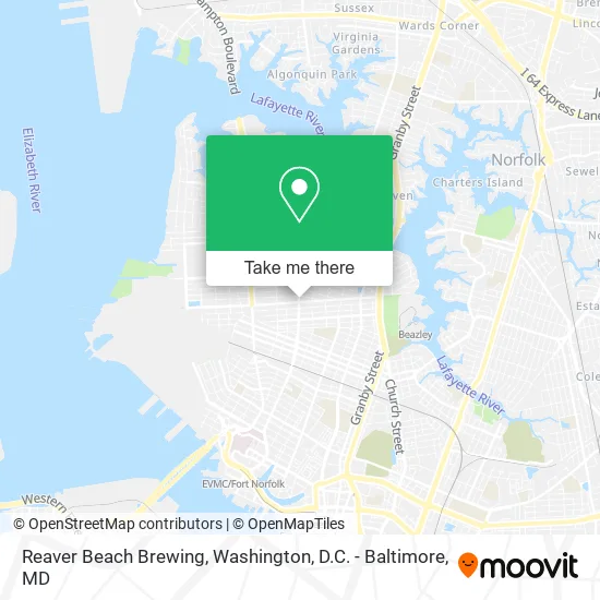 Reaver Beach Brewing map