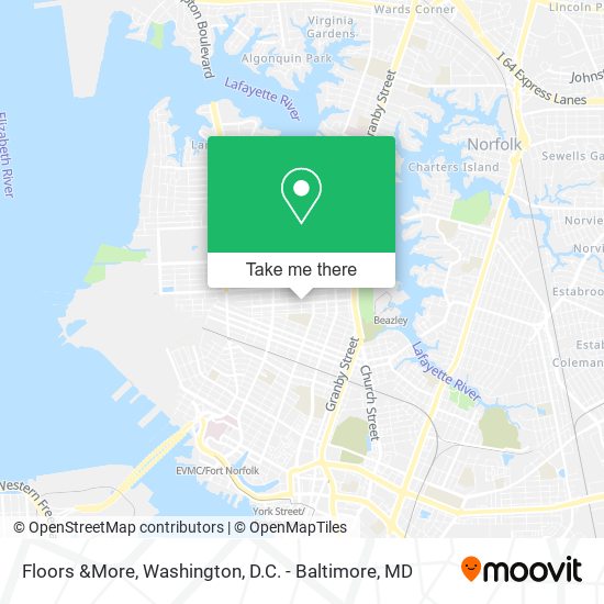 Floors &More map