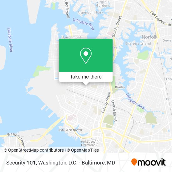 Security 101 map