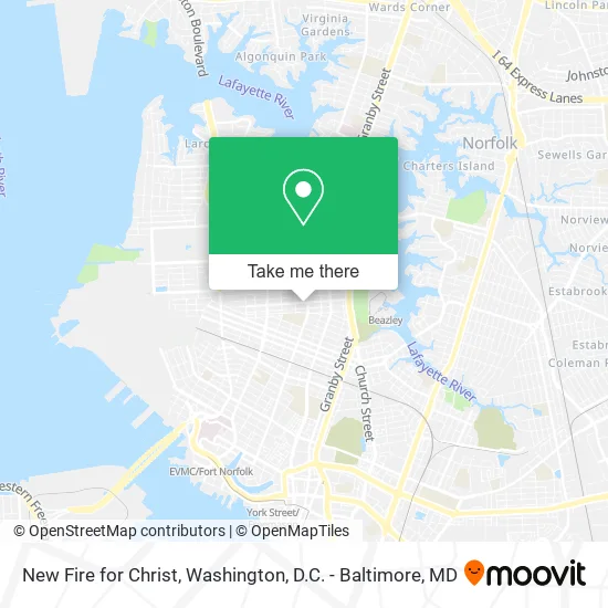 New Fire for Christ map