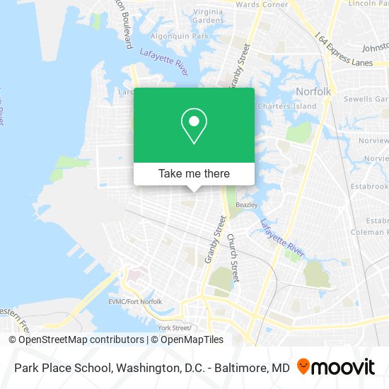Park Place School map