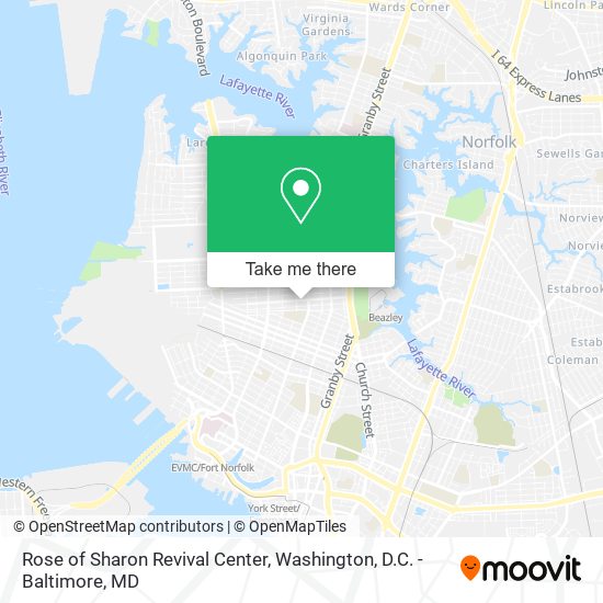 Rose of Sharon Revival Center map