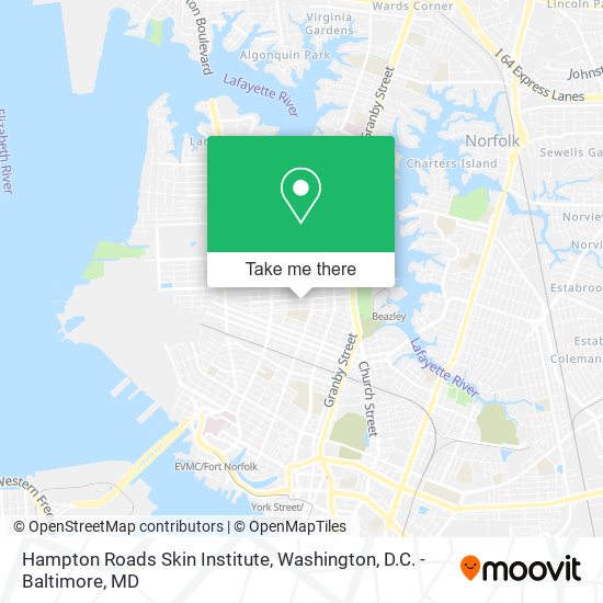 Hampton Roads Skin Institute map