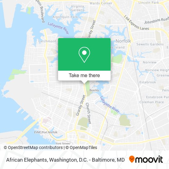 Mapa de African Elephants
