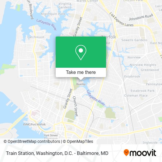 Mapa de Train Station