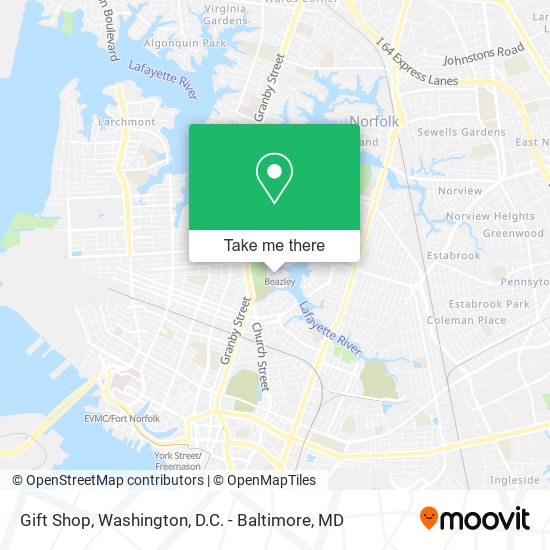 Mapa de Gift Shop