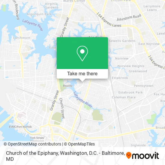 Church of the Epiphany map
