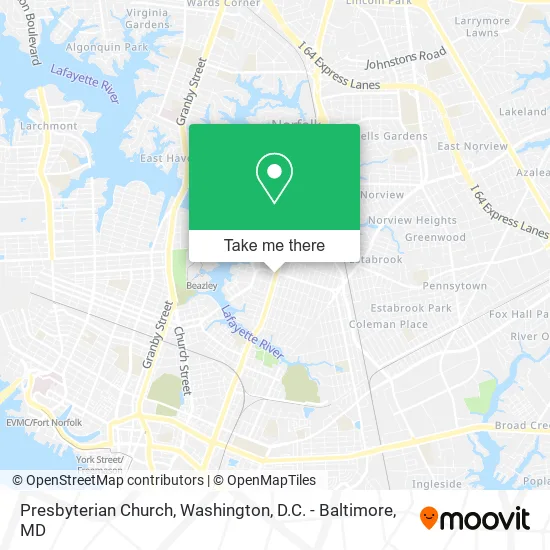 Mapa de Presbyterian Church