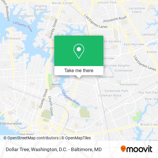 Dollar Tree map
