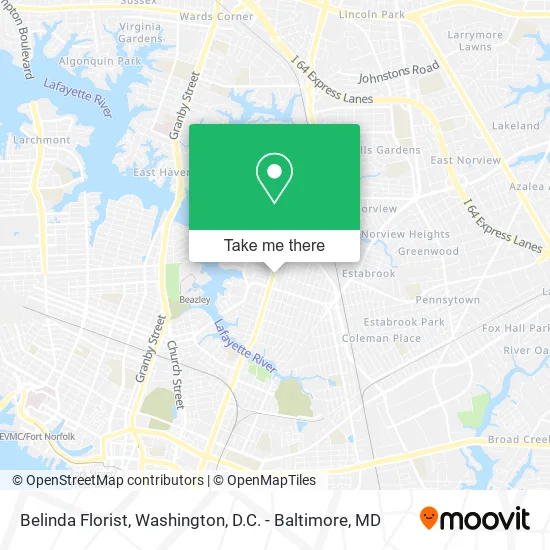 Belinda Florist map