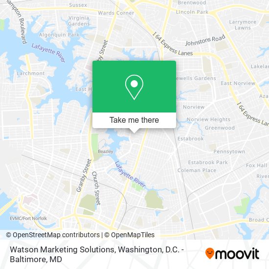 Mapa de Watson Marketing Solutions