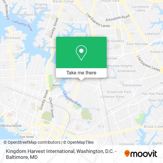 Mapa de Kingdom Harvest International