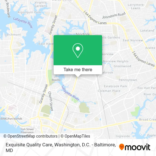 Exquisite Quality Care map