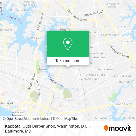 Kappatal Cuts Barber Shop map