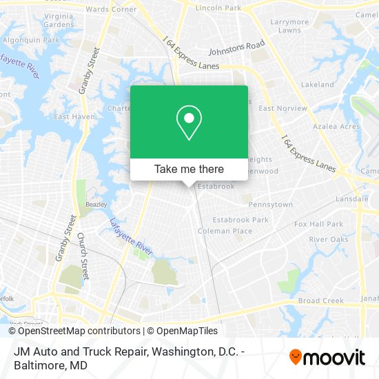 Mapa de JM Auto and Truck Repair