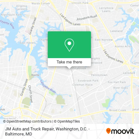 JM Auto and Truck Repair map