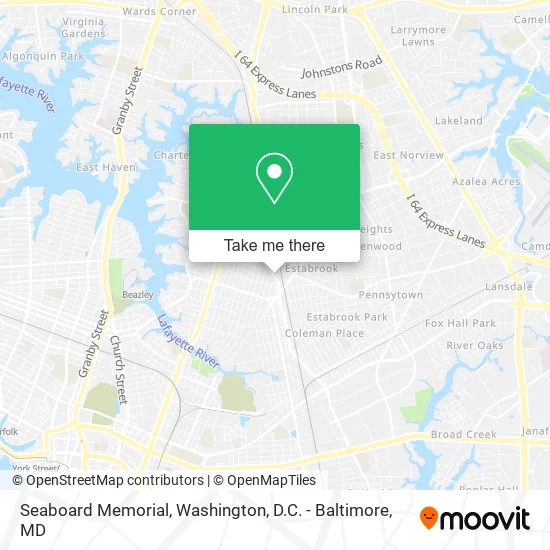 Seaboard Memorial map