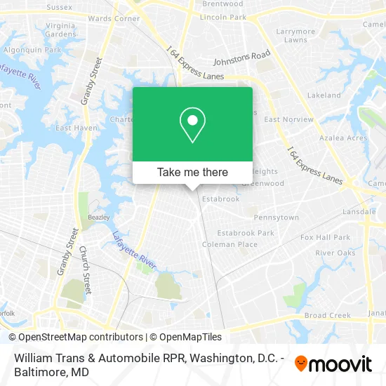 William Trans & Automobile RPR map