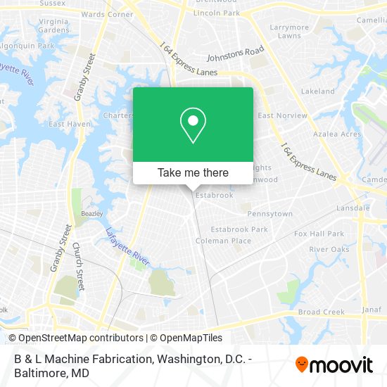 B & L Machine Fabrication map