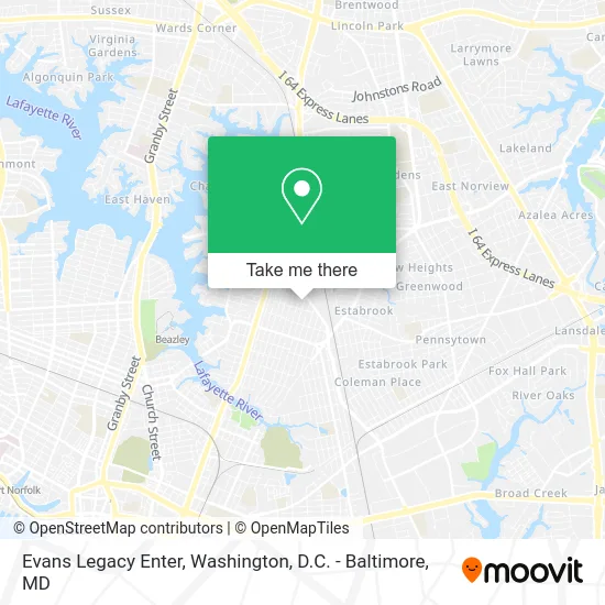 Evans Legacy Enter map